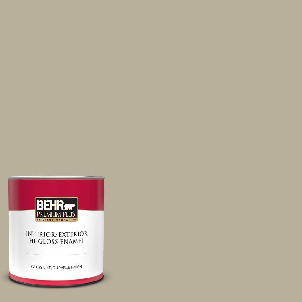 BEHR PREMIUM PLUS 1 qt. N3403 Bonsai Pot HiGloss Enamel Interior