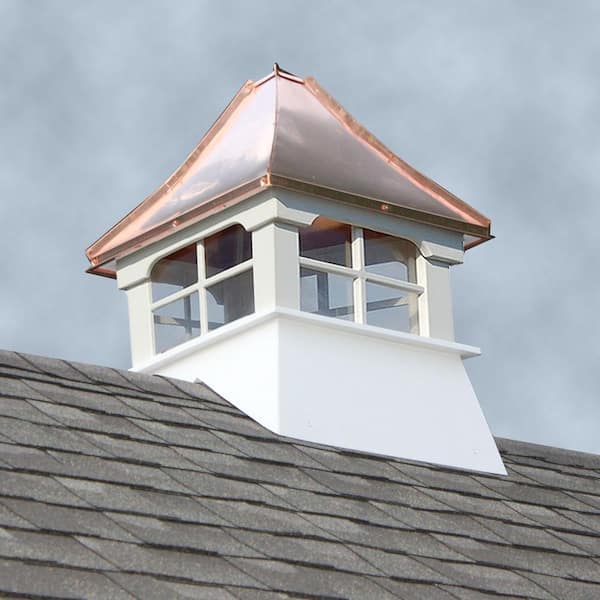 Accentua Rainier 20 in. x 20 in. x 32 in. Composite Vinyl Cupola