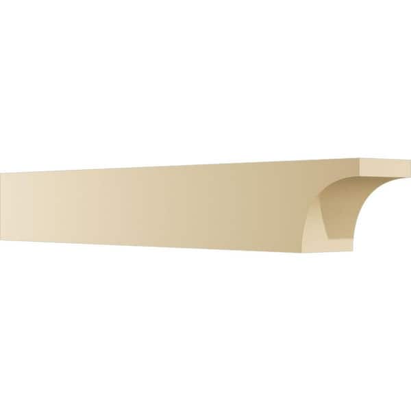 Ekena Millwork Standard Huntington 5 in. W x 6 in. H x 42 in. D Signature Urethane Rafter Tail Outlooker