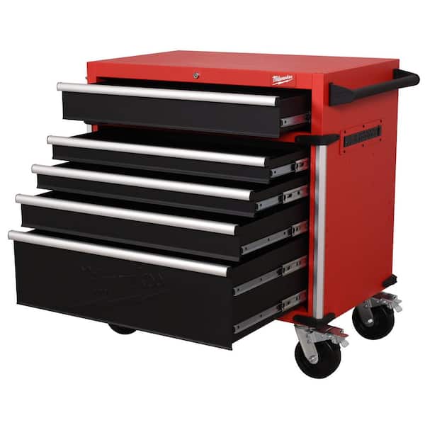 Milwaukee High Capacity 36 in. W x 22.1 in. D 5-Drawer Rolling