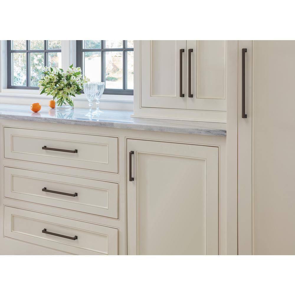 Oil Rubbed Bronze 7-Inch Modern Cabinet Pull with Mounting Hardware