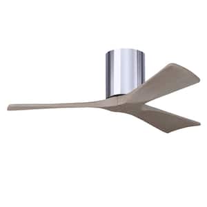 Irene-3H 42 in. 6 Fan Speeds Ceiling Fan in Chrome with Remote and Wall Control Included