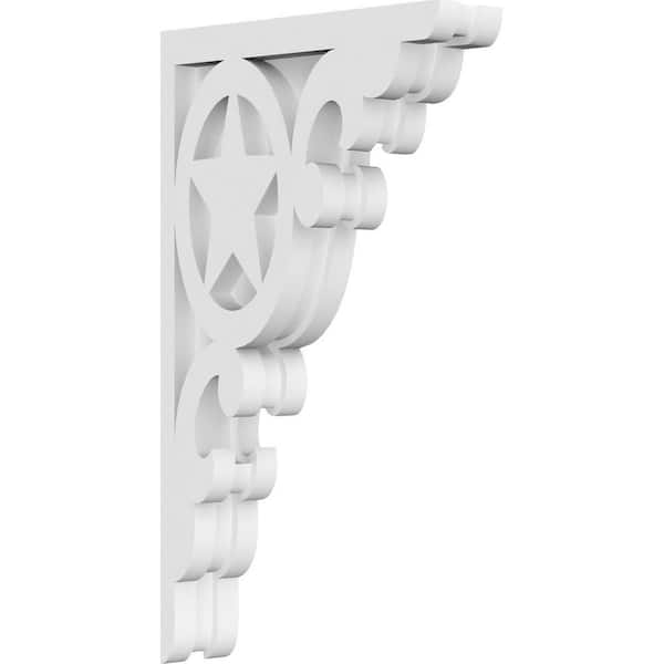 Ekena Millwork Austin 1.5 in. W x 13 in. H x 7.5 in. D Signature Urethane Polyurethane Corbel