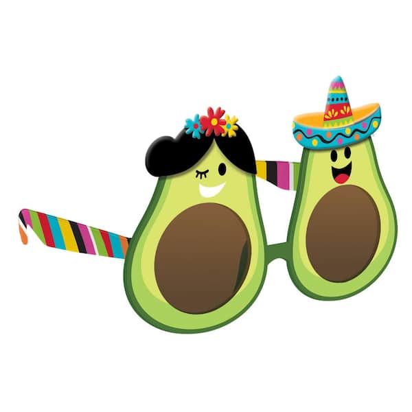 Amscan Cinco de Mayo Avocado Fun Shades (3-Pack)