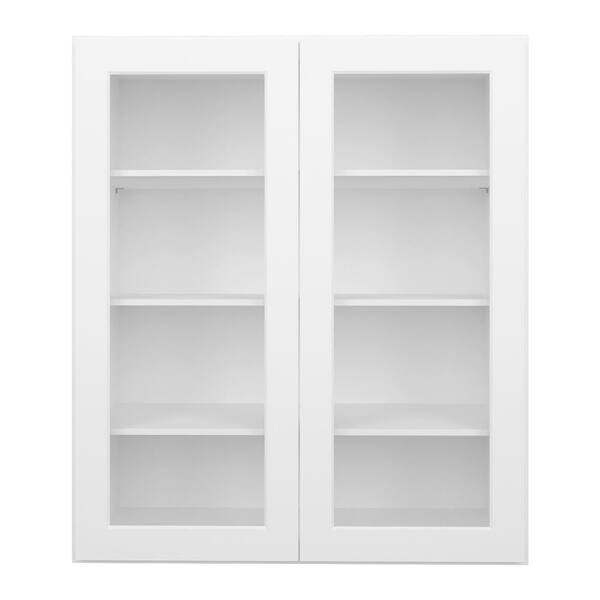 HOMLUX 30 in. W x 12 in. D x 42 in. H in Shaker White Ready to Assemble ...