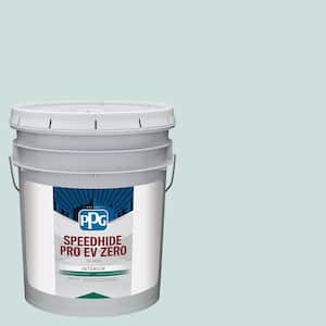 Speedhide Pro EV Zero 5 gal. PPG1035-1 Watery Blue Flat Interior Paint