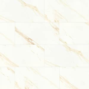 Yosemite White 16 in. x 32 in. Polished Porcelain Floor and Wall Tile (14.2 sq. ft./Case)
