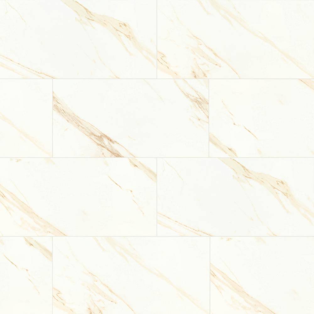 Yosemite White 16 in. x 32 in. Polished Porcelain Floor and Wall Tile (27 cases/383.4 sq. ft. /Pallet) price history on PriceWatchPro
