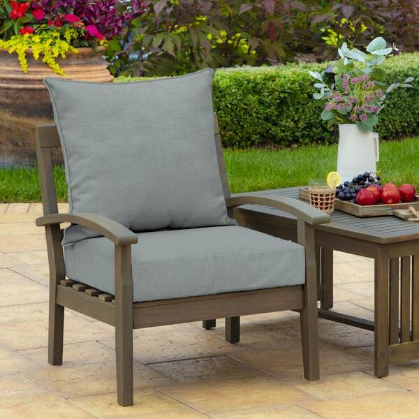 ARDEN SELECTIONS 24 in. x 24 in. 2-Piece Deep Seating Outdoor Lounge Chair  Cushion in Tan Leala TH1A297B-D9Z1 - The Home Depot