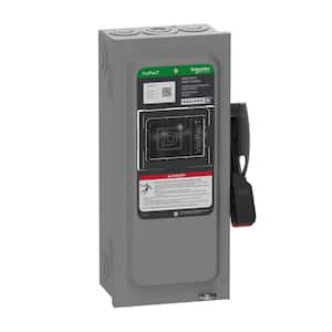 30 Amp 600-Volt 3-Pole Fused With Neutral Indoor Heavy-Duty Safety Switch VH361N