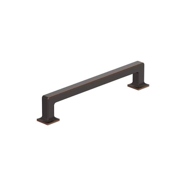 Lintel 6-5/16 inch (160mm) Center-to-Center Oil-Rubbed Bronze Bar Cabinet Pull