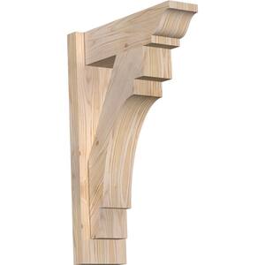 6 in. x 24 in. x 16 in. Douglas Fir Merced Traditional Smooth Outlooker
