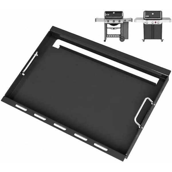 26 in. x 18.7 in. Carbon Steel Nonstick Flat Top Grill Griddle Insert for Gas Grill Cooktop Compatibility, 1 Piece