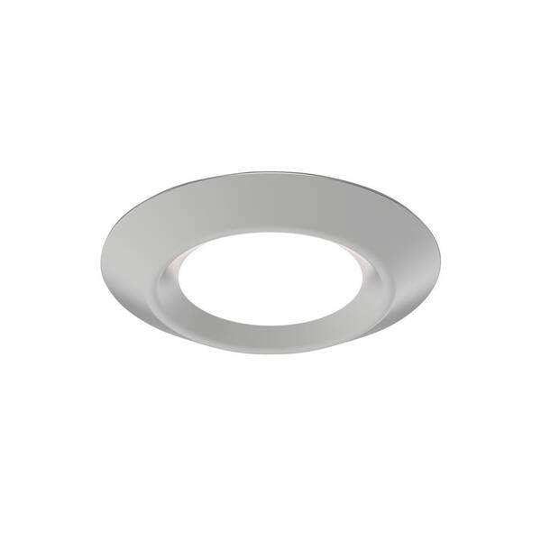 Generation Lighting Traverse LED Lyte 6 in. Satin Nickel Integrated LED Recessed Kit