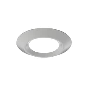 Traverse LED Lyte 6 in. Satin Nickel Integrated LED Recessed Kit