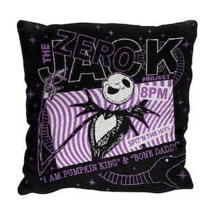 Nightmare Before X Mas Jack Project Multi-colored Jacquard Pillow