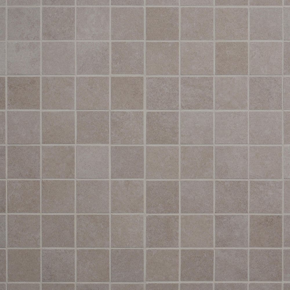 Urbane Linen Warm Gray 11.81 in. x 11.81 in. Matte Porcelain Mosaic Floor and Wall Tile (0.96 sq. ft./Each) price history on PriceWatchPro