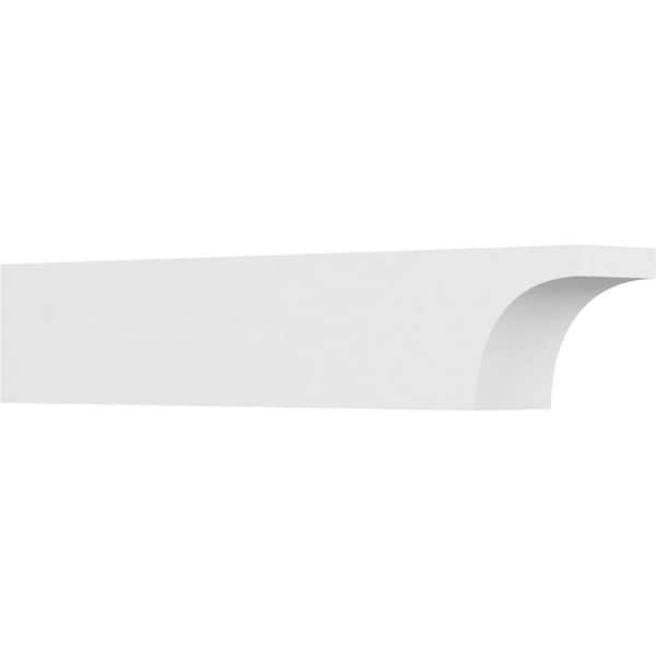 Ekena Millwork 6 in. x 8 in. x 42 in. Standard Huntington Architectural Grade PVC Rafter Tail Brace