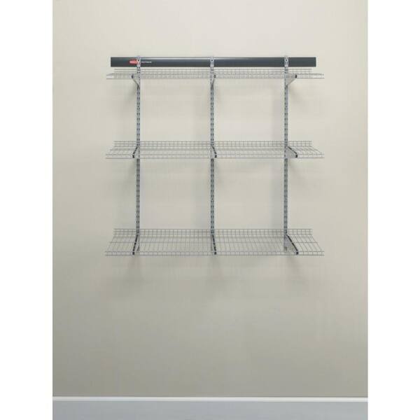 Wire Garage Wall Shelving, Rubbermaid Fasttrack Shelving