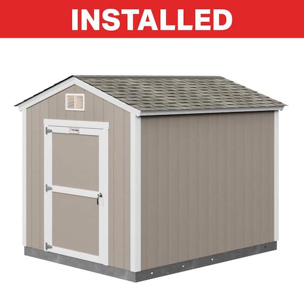 Tahoe Series Bijou Installed Storage Shed 8 ft. x 10 ft. x 8 ft. 6 in. (80 sq. ft.) 7 ft. High Sidewall