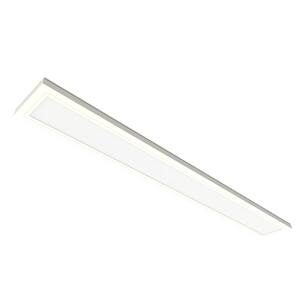 6 in. x 4 ft. 25-Watt Dimmable White Integrated LED 1900 Lumens Flat Panel Ceiling Flush Mount with Color Change 5CCT