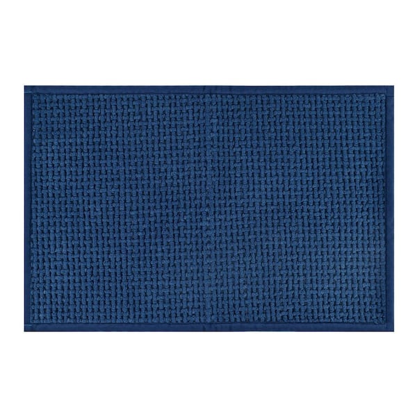 ilemong Bath Mat Quick Dry 15.7 in. x 23.6 in. Non-Slip Bathroom