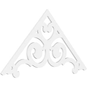 1 in. x 72 in. x 36 in. (12/12) Pitch Hurley Gable Pediment Architectural Grade PVC Moulding