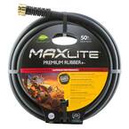 MAXLite Premium Rubber+1/2 in. x 50 ft. Heavy Duty Hose