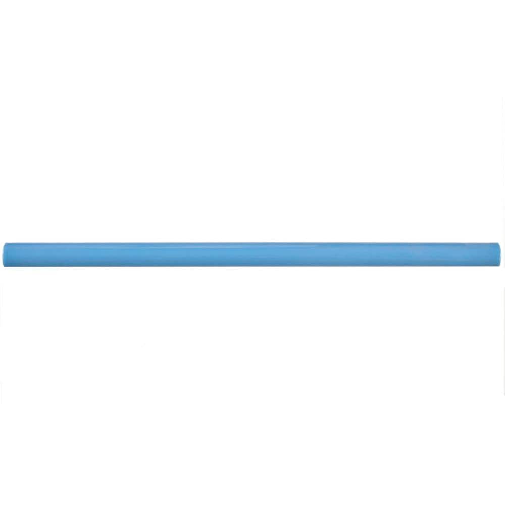 Twist Blue Sky 1/2 in. x 11-3/4 in. Glossy Ceramic Wall Tile Trim price history on PriceWatchPro