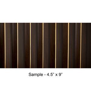 Take Home Sample - Gilded Peaks 1/2 in. x 0.375 ft. x 0.75 ft. Mahogany Brown Glue-Up Foam Wood Wall Panel(1-Piece/Pack)