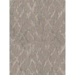 Bunter Light Brown Distressed Geometric Paper Strippable Roll (Covers 57.8 sq. ft.)
