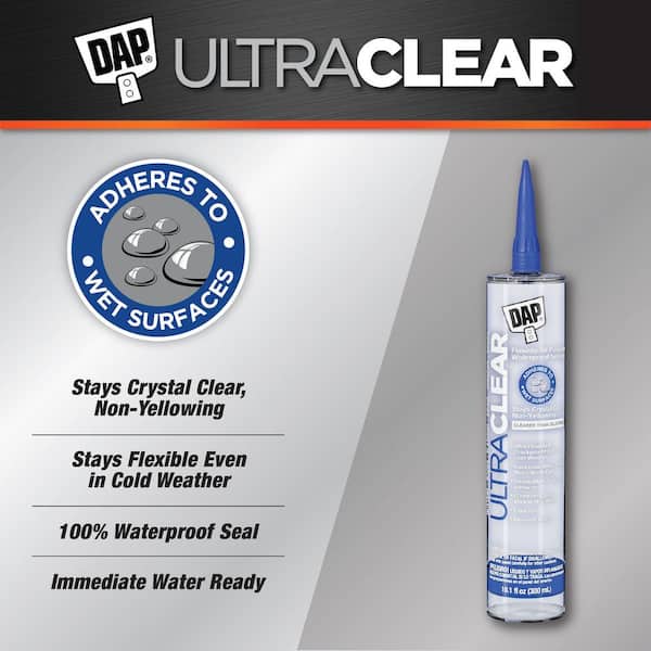 Ultra Clear 10.1 oz. All Purpose Waterproof Sealant (12-Pack)