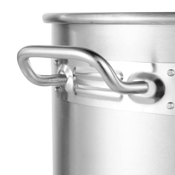 STOCK POT in Nonstick Steel Stainless qt. 36 Stockpot Commercial VEVOR 33L ステンレス鍋 36cm 調理器具