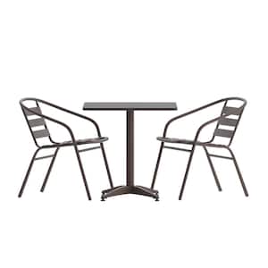 3-Piece Square Outdoor Dining Set