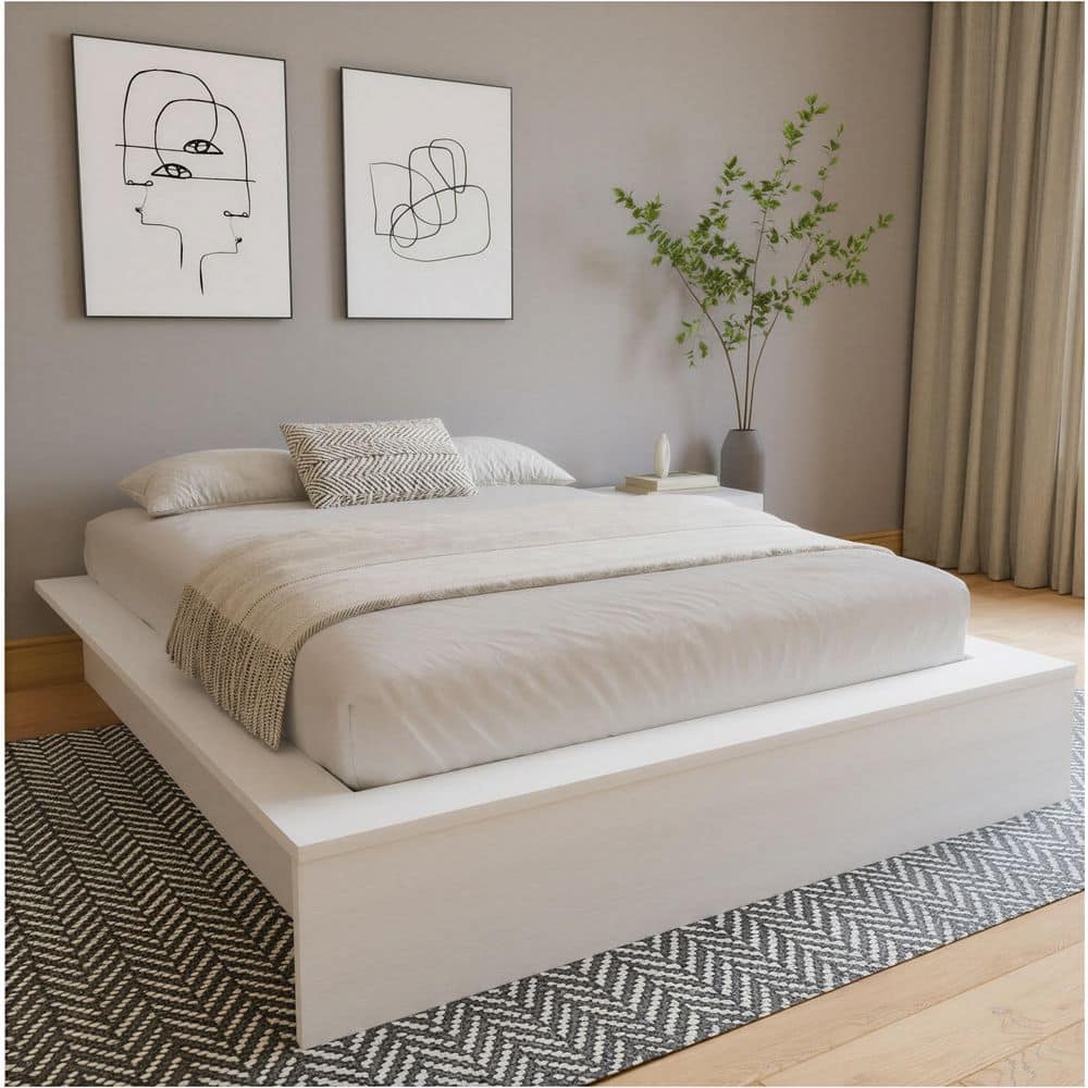 white-nexera-platform-beds-