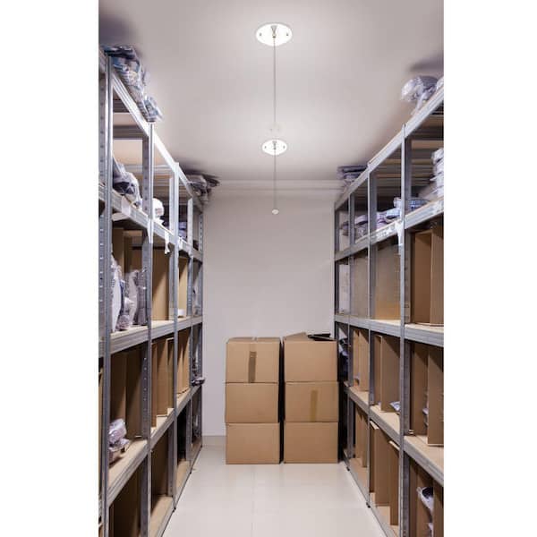 5 in. Closet Light with Pull Chain LED Flush Mount Light Fixture 650LM 7W Bright White 4000K Utility Light (6-Pack)
