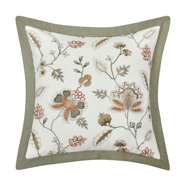 J QUEEN NEW YORK INC Angela Polyester 20 in. Square Decorative Throw Pillow 20 x 20 in.