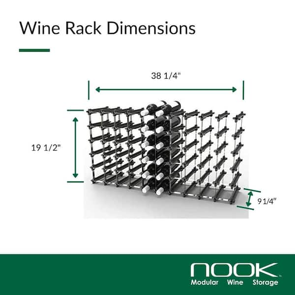 60 bottle wine online rack