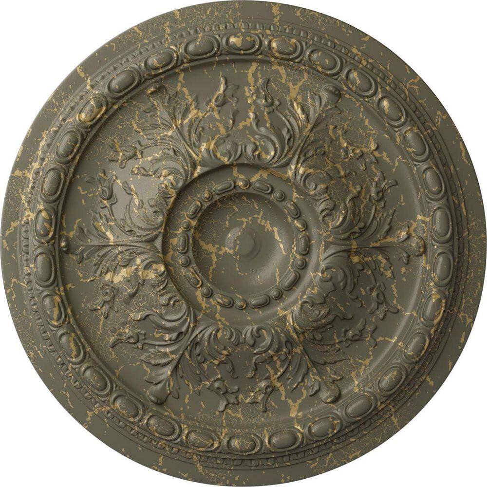 Ekena Millwork 3-1/4 In. X 30 In. X 30 In. Polyurethane Flagstone Ceiling Medallion Moulding Cm30flgdf - View #8