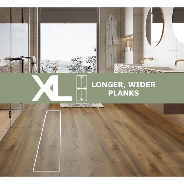 Briar 30 MIL x 9 in. W x 60 in. L Click Lock Waterproof Rigid Core Luxury Vinyl Plank Flooring (18.94 sq. ft./case)