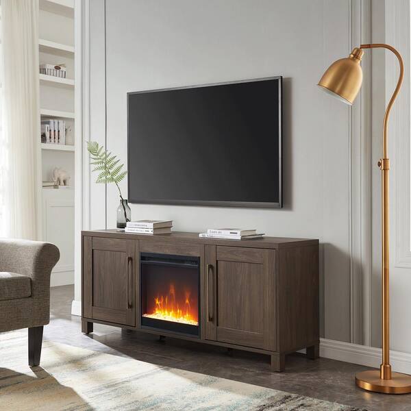 Meyer Cross Chabot 68 in. TV Stand with Crystal Electric Fireplace TV1428
