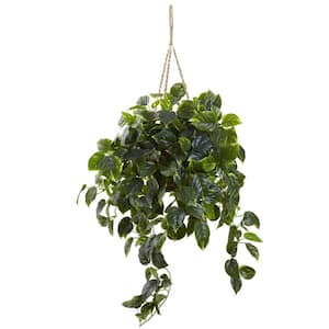 Artificial Pothos Hanging Basket