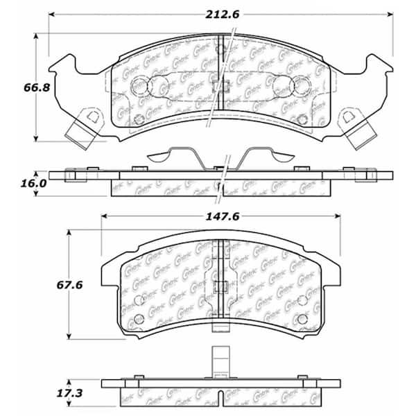 Centric Parts Disc Brake Pad Set