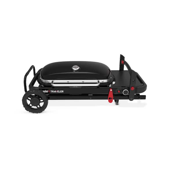 Weber Traveler 40 in. Portable Propane Gas Grill in Black 1501740