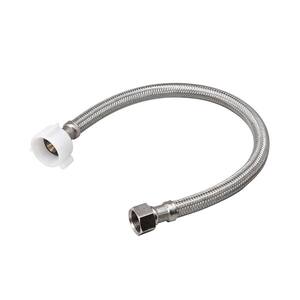 3/8 in. OD x 7/8 in. Ball Cock Thread x 9 in. Stainless-Steel Braided Toilet Supply Line