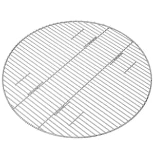 36 in. Round Foldable Cooking Grate, Hinged Replacement Fire Pit Cooking Grate, BBQ Solid Stainless Steel