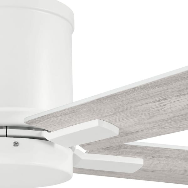 Hampton Bay Grantway 48 in. Indoor/Covered Outdoor Matte White Low