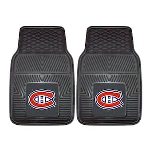 Montreal Canadiens 18 in. x 27 in. 2-Piece Heavy Duty Vinyl Car Mat