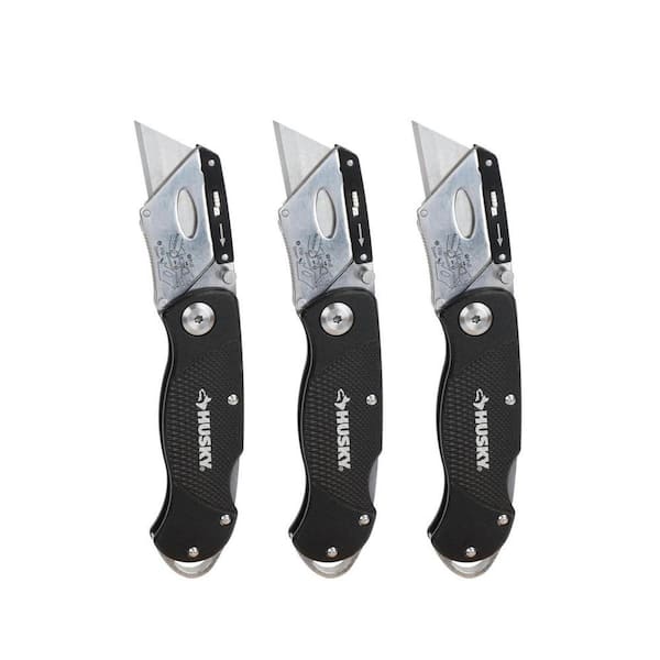 Photo 1 of Folding LockBack Utility Knife (3-Piece)