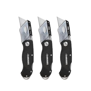 Folding LockBack Utility Knife (3-Piece)